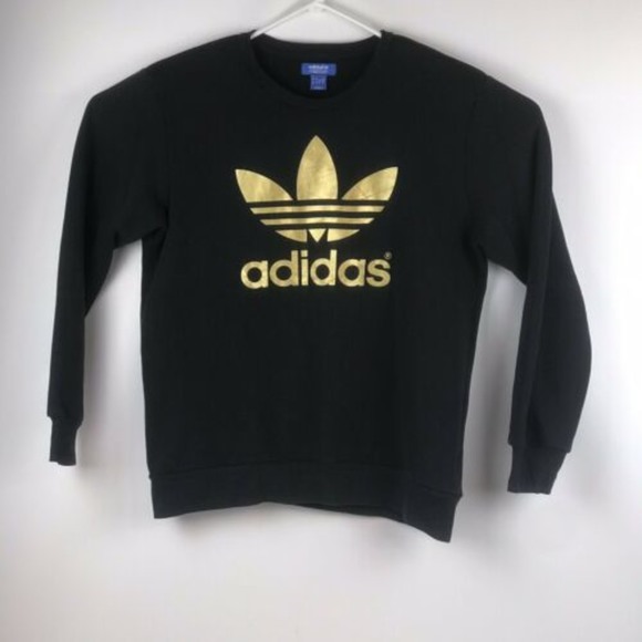 adidas gold sweatshirt